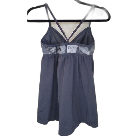 Lululemon Rehearsal Tank Black / White Coal Tinted Canvas Super - Picture 2 of 3